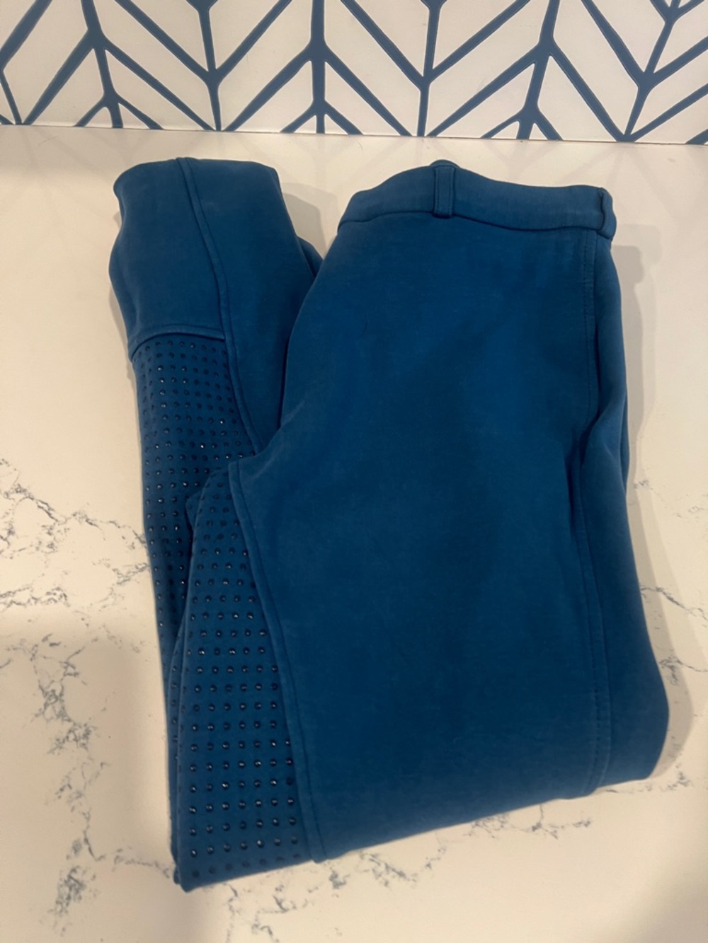 Women's Teal Stretch riding pants full seat